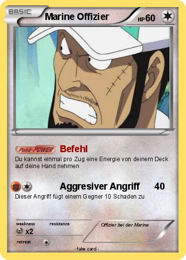 Pokemon Marine Offizier