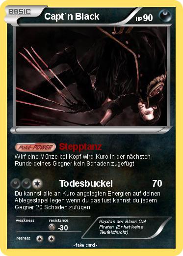 Pokemon Capt´n Black