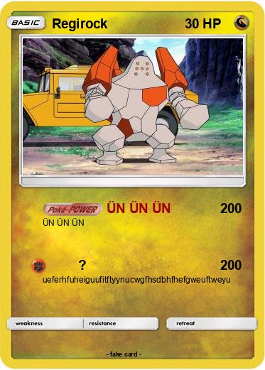 Pokemon Regirock