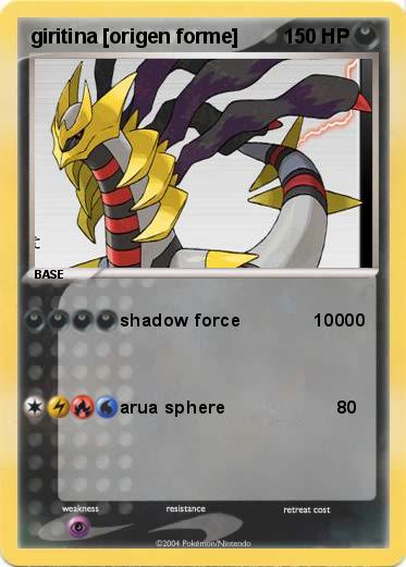 Pokemon giritina [origen forme]