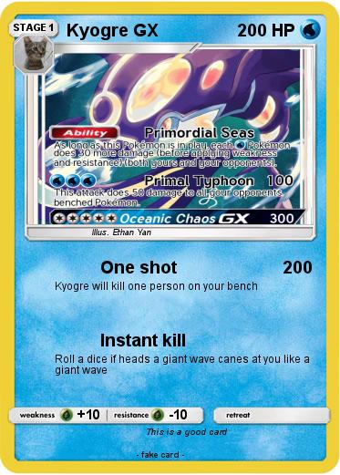 Pokemon Kyogre GX