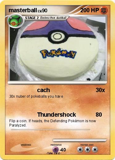Pokemon masterball
