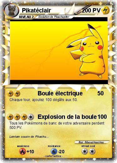 Pokemon Pikatéclair