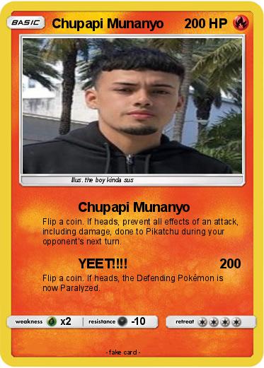 Pokemon Chupapi Munanyo