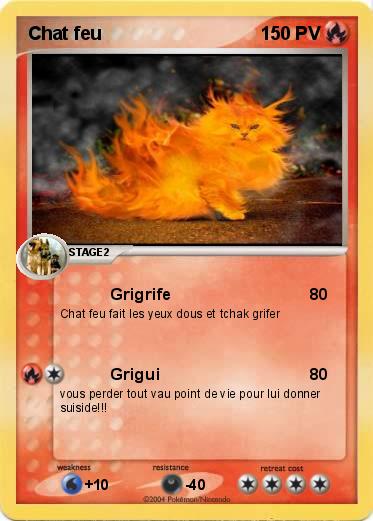 Pokemon Chat feu