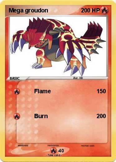 Pokemon Mega groudon