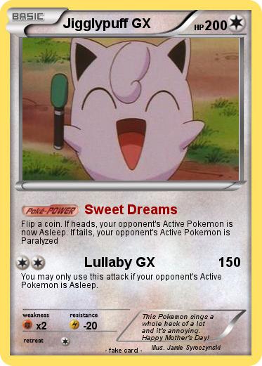 Pokemon Jigglypuff GX