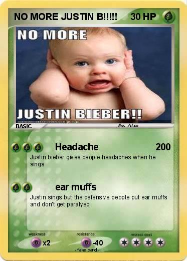 Pokemon NO MORE JUSTIN B!!!!!