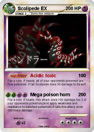 Pokemon Scolipede EX