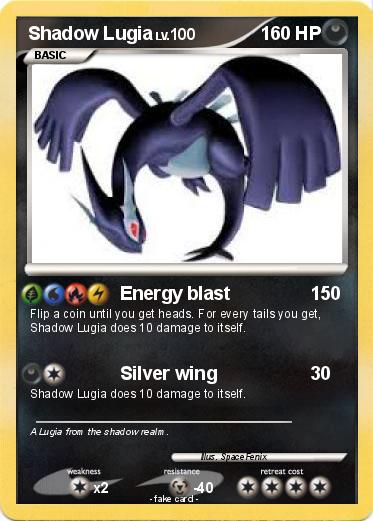 Pokemon Shadow Lugia