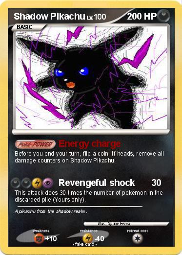 Pokemon Shadow Pikachu
