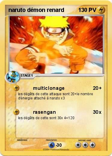 Pokemon naruto démon renard