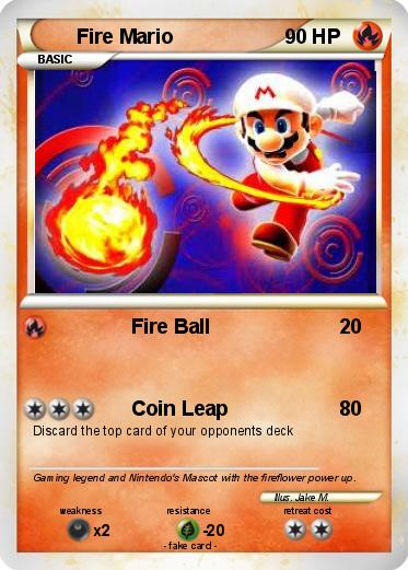 Pokemon Fire Mario