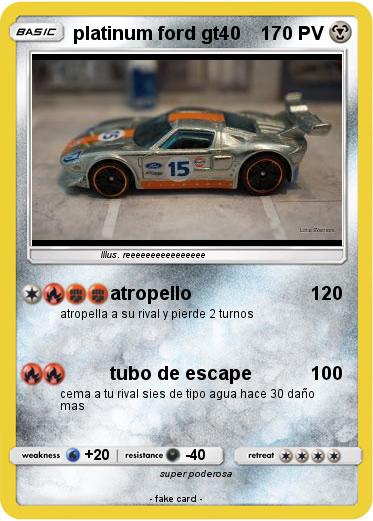 Pokemon platinum ford gt40