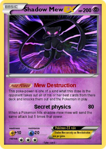 Pokemon Shadow Mew