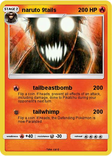 Pokemon naruto 9tails