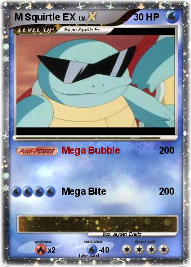 Pokemon M Squirtle EX