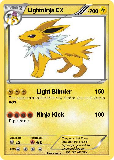Pokemon Lightninja EX