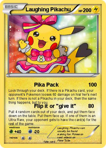 Pokemon Laughing Pikachu