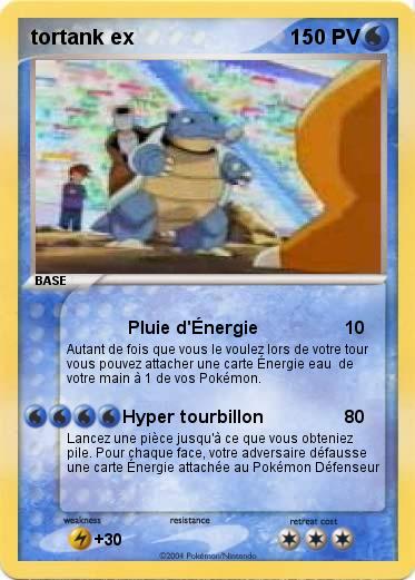 Pokemon tortank ex