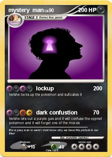 Pokemon mystery  man