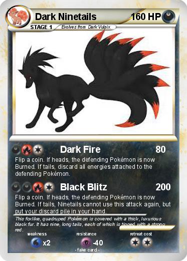Pokemon Dark Ninetails
