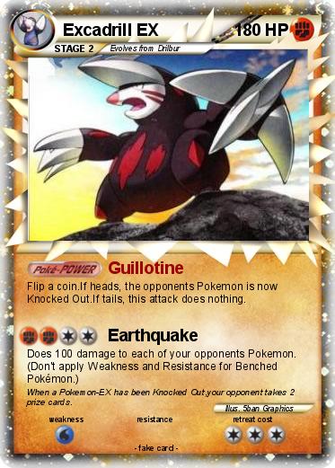 Pokemon Excadrill EX