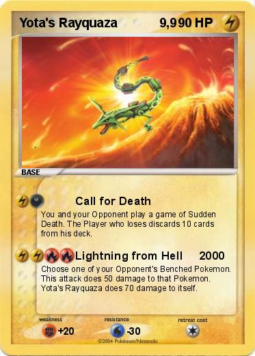 Pokemon Yota's Rayquaza            9,9
