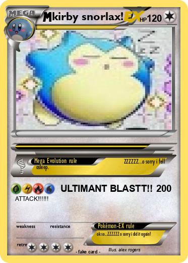 Pokemon kirby snorlax!