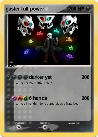 Pokemon gaster full power