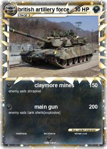 Pokemon british artillery force