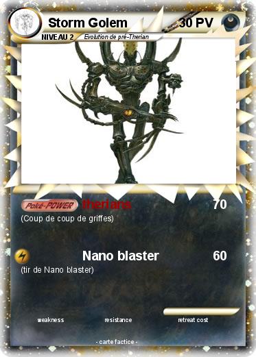 Pokemon Storm Golem