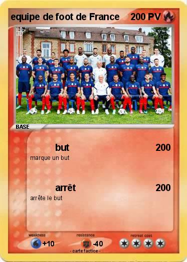 Pokemon equipe de foot de France