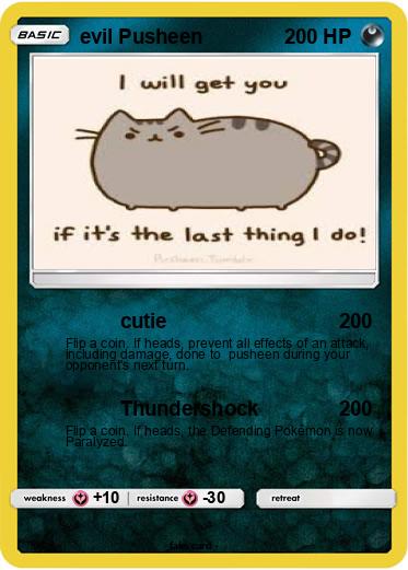 Pokemon evil Pusheen