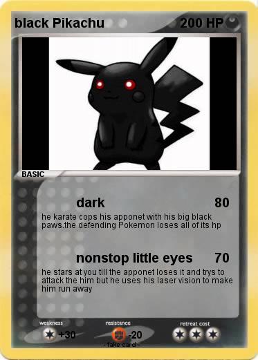 Pokemon black Pikachu