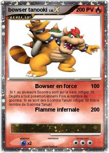 Pokemon bowser tanooki