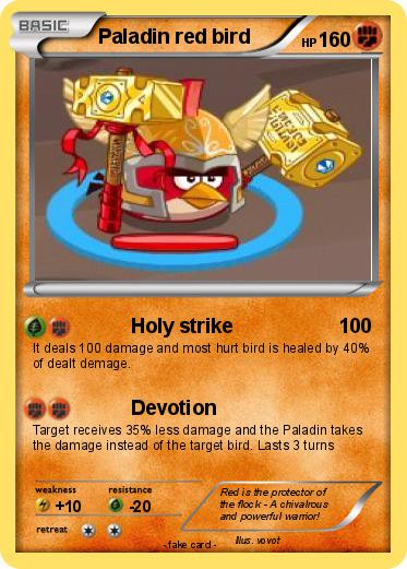 Pokemon Paladin red bird