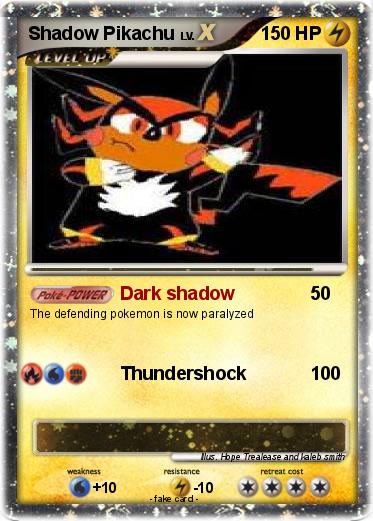Pokemon Shadow Pikachu