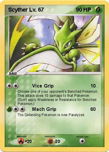 Pokemon Scyther Lv. 67 