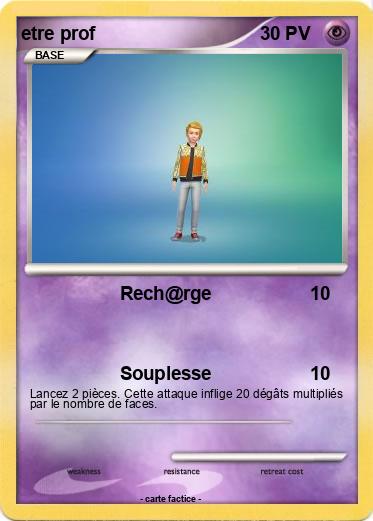 Pokemon etre prof
