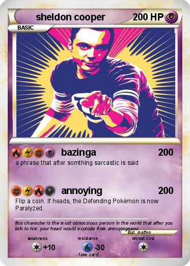Pokemon sheldon cooper