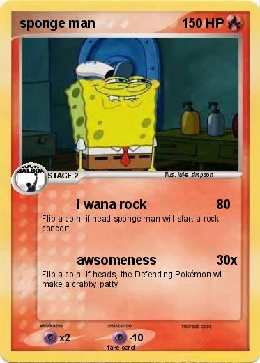 Pokemon sponge man