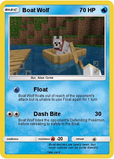 Pokemon Boat Wolf