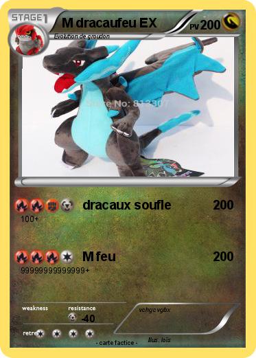 Pokemon M dracaufeu EX