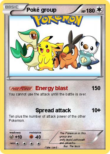 Pokemon Poké group