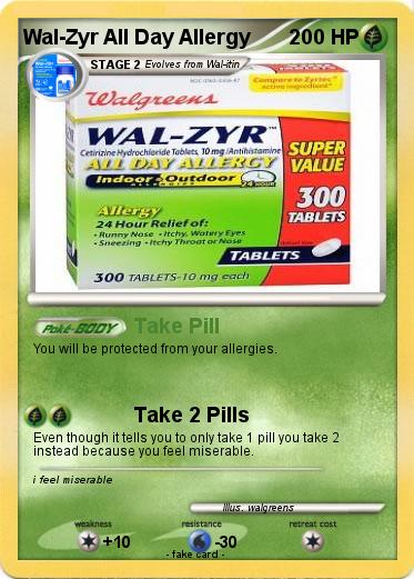 Pokemon Wal-Zyr All Day Allergy