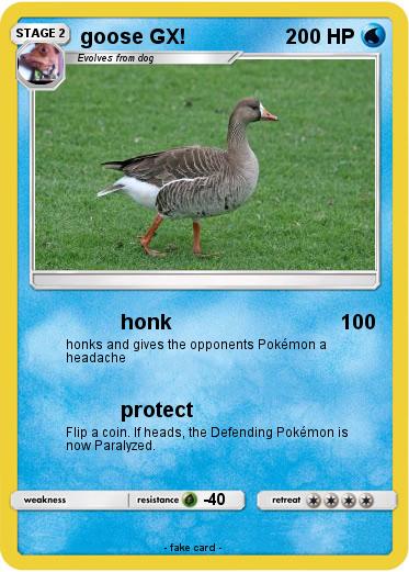 Pokemon goose GX!
