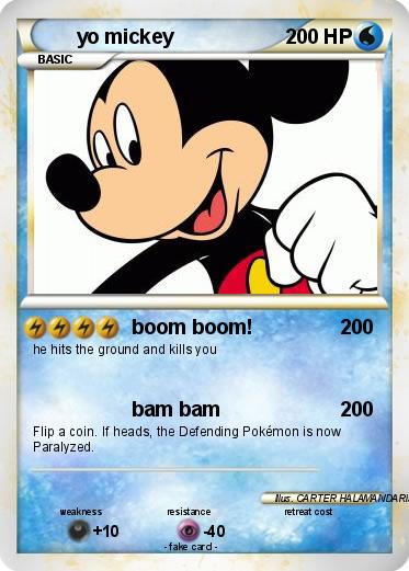 Pokemon yo mickey