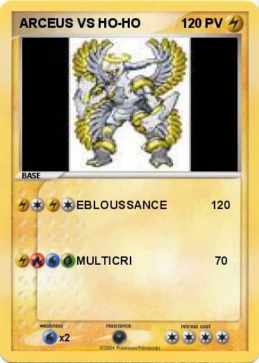 Pokemon ARCEUS VS HO-HO