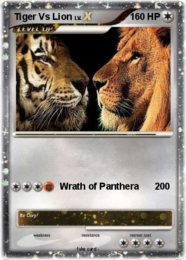 Pokemon Tiger Vs Lion